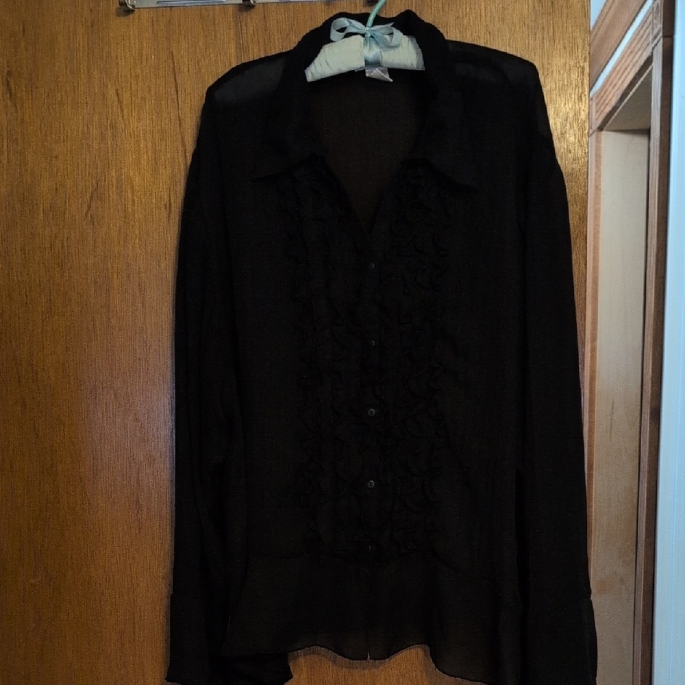 Elegant Black Women's Blouse